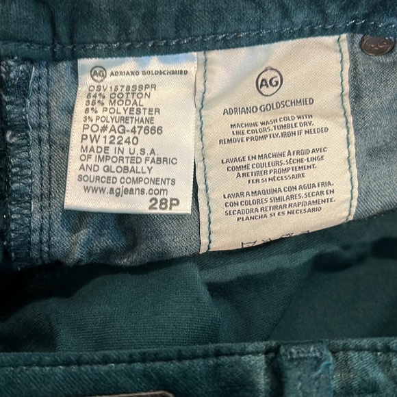 AG Adriano Goldschmied x Anthropologie High Rise Velvet Pants - Picture 6 of 6